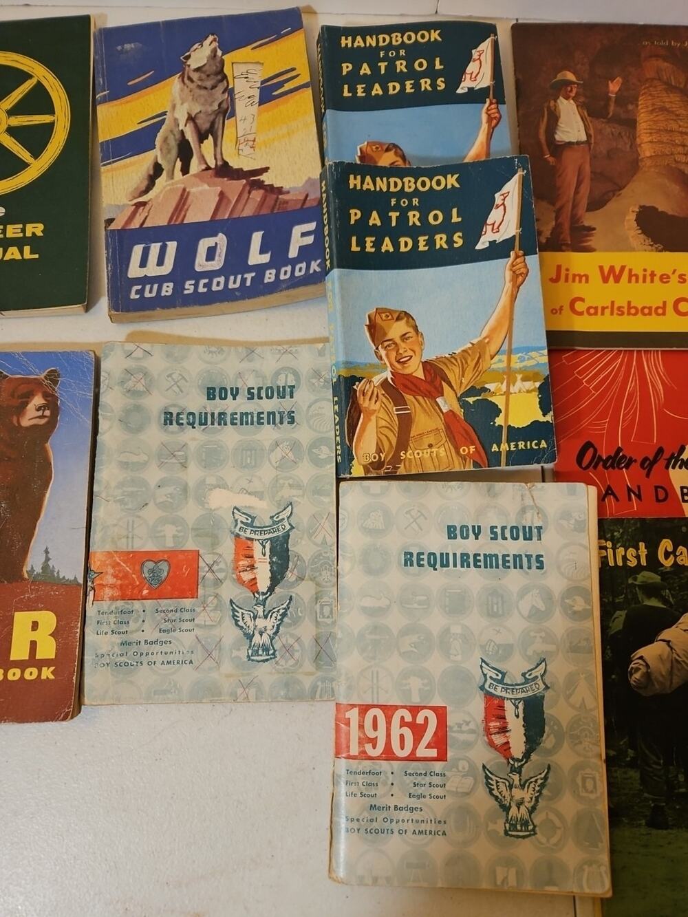 Vintage Boy Scout Book Bundle With Extra Collectible Paper Ephemera